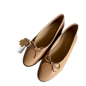 Euphoria Genuine Lambskin Bow Ballet Flats by Nostalgia Fashion New York