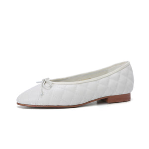 Euphoria Genuine Lambskin Bow Ballet Flats by Nostalgia Fashion New York