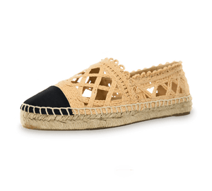 Espadrille Slip-On Flats - Kaitlyn Pan Shoes