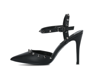 Studded High Heel Slingbacks - Kaitlyn Pan Shoes