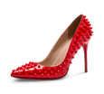 Spikes Red Sole High Heel Pumps - Kaitlyn Pan Shoes