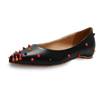 Skittle Studded Leather Flats - Kaitlyn Pan Shoes