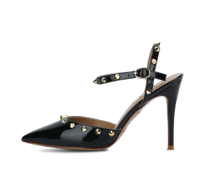 Studded High Heel Slingbacks - Kaitlyn Pan Shoes