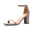 Heather Block High Heel Sandals - Kaitlyn Pan Shoes