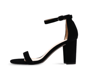 Heather Block High Heel Sandals - Kaitlyn Pan Shoes