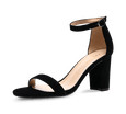 Heather Block High Heel Sandals - Kaitlyn Pan Shoes