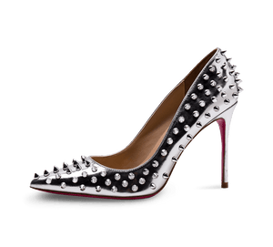 Spikes Pink Sole High Heel Pumps - Kaitlyn Pan Shoes