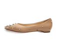 Skittle Studded Leather Flats - Kaitlyn Pan Shoes