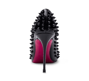 Spikes Pink Sole High Heel Pumps - Kaitlyn Pan Shoes