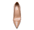 Spikes Pink Sole High Heel Pumps - Kaitlyn Pan Shoes