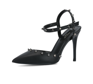 Studded High Heel Slingbacks - Kaitlyn Pan Shoes