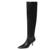 Kitten Heel Knee High Boots - Kaitlyn Pan Shoes