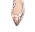 Gypsophila PVC Crystal Flats - Kaitlyn Pan Shoes