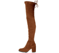 Paige Slim Fit Over The Knee Block Heel Boots - Kaitlyn Pan Shoes