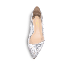 Gypsophila PVC Crystal Flats - Kaitlyn Pan Shoes