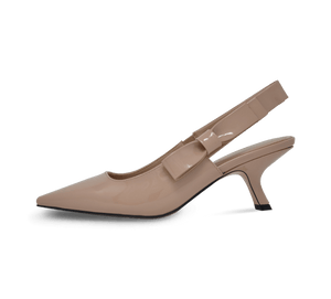 Helena Kitten Heel Slingbacks - Kaitlyn Pan Shoes