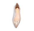 Gypsophila PVC Crystal Flats - Kaitlyn Pan Shoes