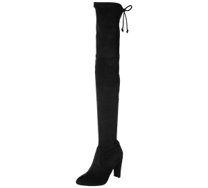 Pamela Slim Fit Over The Knee High Heel Boots - Kaitlyn Pan Shoes