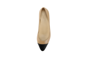 Natalia Two Toned Flats - Kaitlyn Pan Shoes