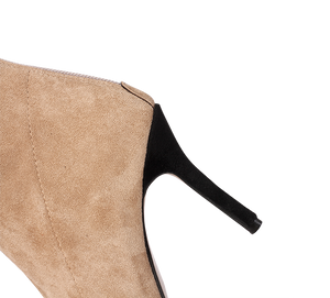 Two Tone Ankle Boots - Kaitlyn Pan Shoes