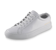 Leather White Sneakers - Kaitlyn Pan Shoes