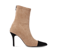 Two Tone Ankle Boots - Kaitlyn Pan Shoes