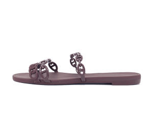 Jelly Chain Beach Sandals Flip Flops - Kaitlyn Pan Shoes