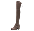 Paige Slim Fit Over The Knee Block Heel Boots - Kaitlyn Pan Shoes