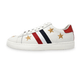 Zane Sneakers with Stripe Pattern and Stars - Kaitlyn Pan Shoes