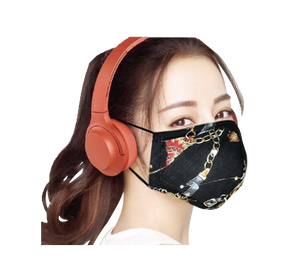 Washable Masks with Chain Print - Kaitlyn Pan Shoes