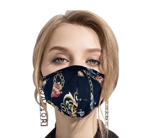 Washable Masks with Chain Print - Kaitlyn Pan Shoes